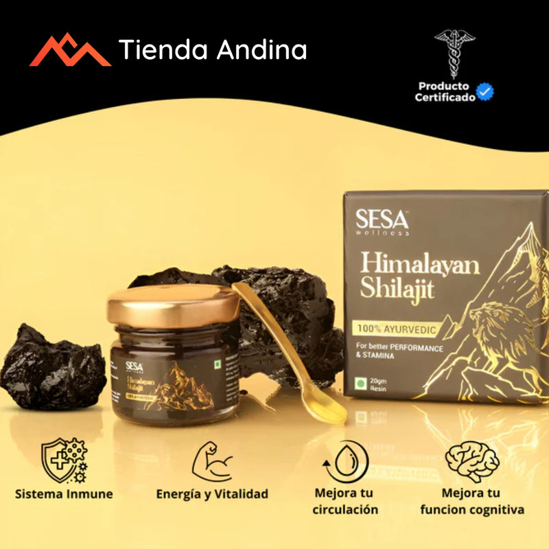 🔥 ÚLTIMA OFERTA - Shilajit Pura Del Himalaya 🏔 | +87 Minerales Vitales